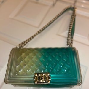 Candy and Clear Tote jelly Crossbody purse